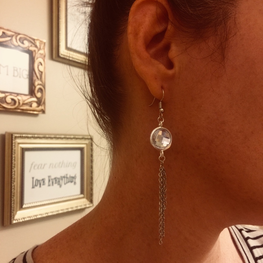 Made in USA - Silver Tone Earrings